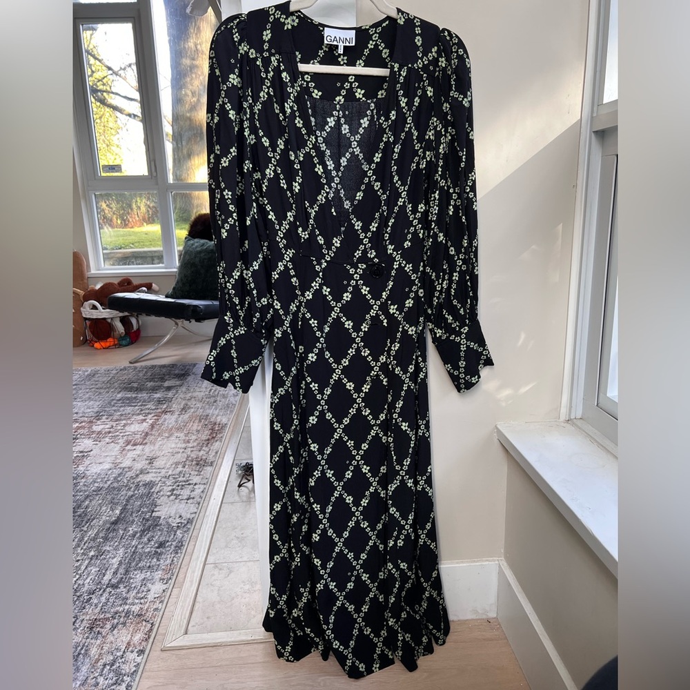 GANNI Margarita floral maxi dress - Picture 4 of 12